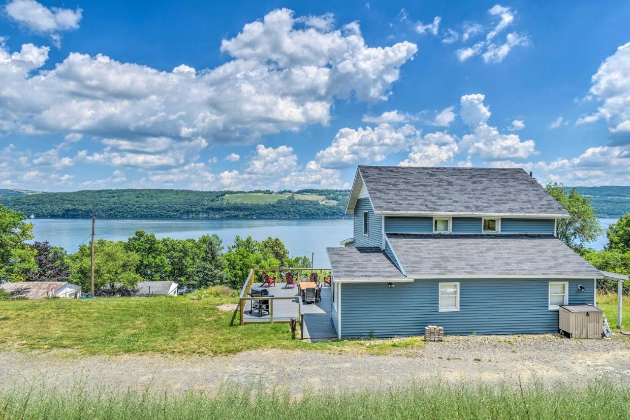 Watkins Glen Lakeview Cottage With Waterfall! Eksteriør billede